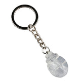 1.0Inch Hand Carved Beetle Gemstone Pendant Animal Keychain #KC2315S-A1
