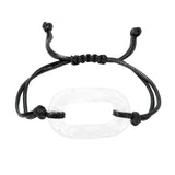 Handmade Woven O-Shape Gemstone Beads Bracelets Adjustable for Women Men