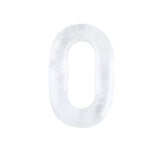 Hollow O-Shape Gemstone Pendant 25×40mm for Making Jewelry
