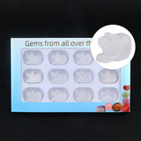 1.0Inch Hand Carved Mouse Gemstone Figurine Ornament 12PCS In Box  for Home Office Desk Decor #SP1878-12PA