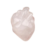 30MM Hand Carved Cardiac Heart Gemstone Figurine Ornament for Home Office Desk Decor #SP1943