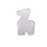 1.0 Inch Hand Carved Fawn & Deerlet Gemstone Figurine Ornament for Home Office Desk Decor #SP1956