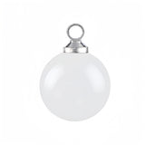 10MM Gemstone Round Ball Pendant Silver Cap for DIY Jewelry Making