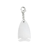 Gemstone Fish Pendant Charms Tag for Bag Keychain 22x40MM #SP2016S-BT