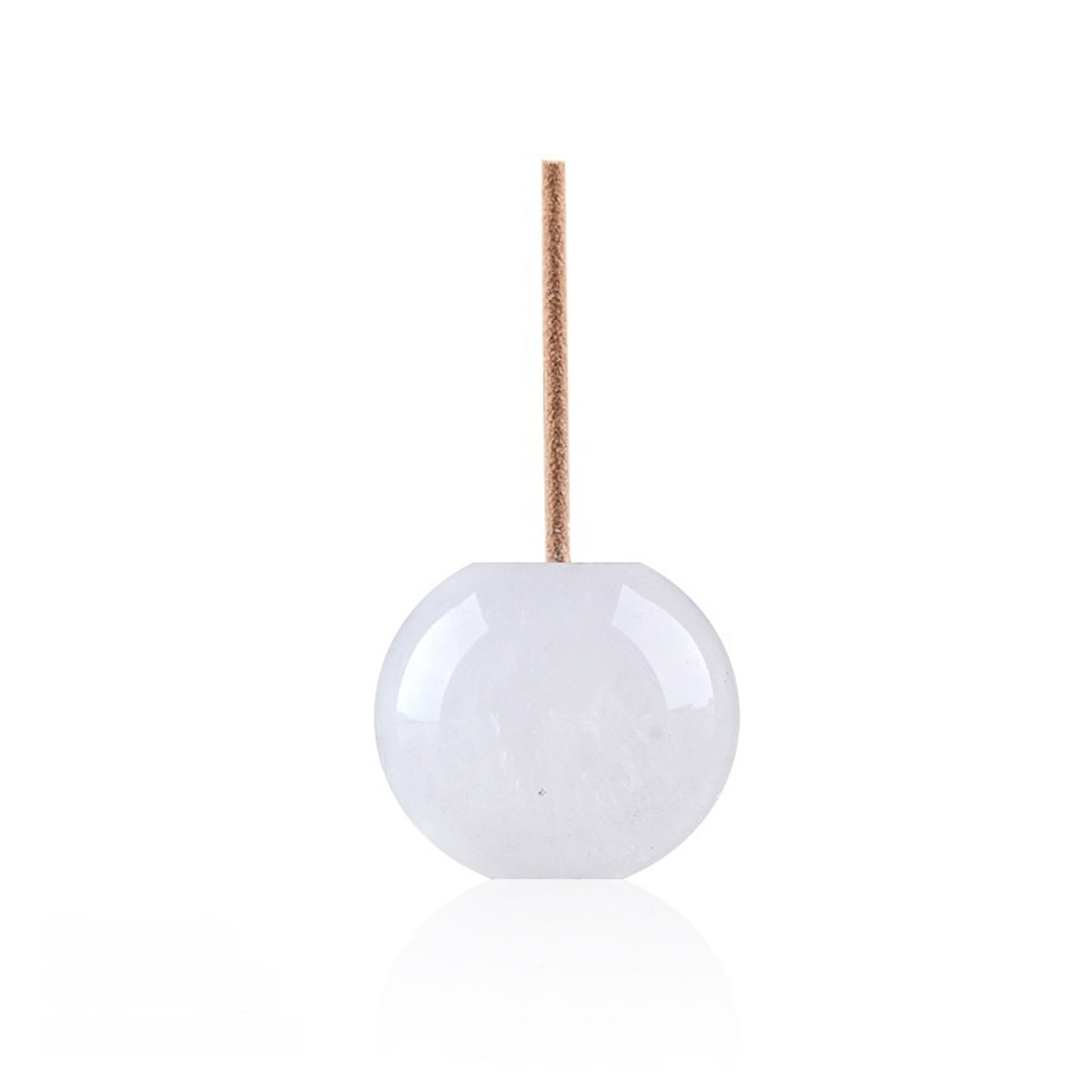 25MM Quartz Crystal Sphere Incense Stick Holder for Meditation, Yoga, Office & Home Decor