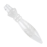 Natural Stone Carved Scepter Point Dowsing Pendant Pendulum Crystal Pendulums for Divination Dowsing