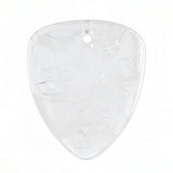 Natural Gemstone Guitar Pick Pendant 27x32mm for Jewelry Making SP2030