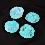 Dreamy Electroplated Agate Geode Specimen – Colorful Crystal Cluster Decor (3-5cm)