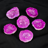 Dreamy Electroplated Agate Geode Specimen – Colorful Crystal Cluster Decor (3-5cm)