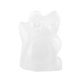 1" Gemstone Cat Figurine - Hand-Carved Healing Crystal