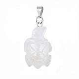 1.0Inch Tortoise Gemstone Pendant for Making Jewelry #SP2311S-25MM
