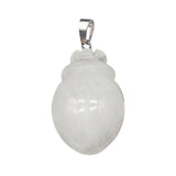 1.0Inch Hand Carved Gemstone Beetle Animal Pendant for Making Jewelry #SP2315S-25MM