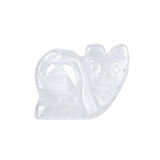 1.0 Inch Hand Carved Snail Gemstone Figurine Ornament for Home Office Desk Decor #SP2325