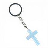 Opalite Cross Pendant (27X40mm) Natural Gemstone Jewelry Necklace Earrings Keychain