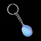 1Inch Handmade Carved Gemstone Hedgehog Pendant Keychain #KC2308S-A1