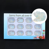 1.0Inch Hand Carved Mouse Gemstone Figurine Ornament 12PCS In Box  for Home Office Desk Decor #SP1878-12PA