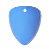 Natural Gemstone Guitar Pick Pendant 27x32mm for Jewelry Making SP2030