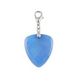 Gemstone Guitar Pick Pendant Charms for Bag Tag DIY Jewelry With Lobster Clasp SP2030-BT
