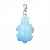 1.0Inch Tortoise Gemstone Pendant for Making Jewelry #SP2311S-25MM