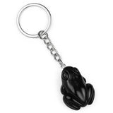 1.0Inch Frog Gemstone Pendant Keychain #KC2309S-A1