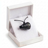 12x20MM Natural Stone Gourd Pendant Necklace in Gift Box Adjustable Healing Crystal Calabash Amulet