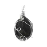 Handmade Wire Wrapped Teardrop Gemstone Pendant For Making Jewelry #SP1752