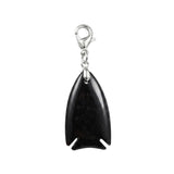 Gemstone Fish Pendant Charms Tag for Bag Keychain 22x40MM #SP2016S-BT