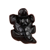 1" Gemstone Crocodile Figurine - Reiki Crystal Animal Statue