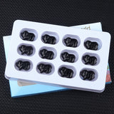 1.0Inch Handmade Carved Gemstone Pig Ornament 12PCS IN Box for Home Office Desk Decor  #SP2305-12PA