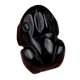 1Inch Handmade Carved Gemstone Frog Ornament For Home Office Desk Decor Mini Stone Animal Figurine Statue Reiki Healing Crystal #SP2309