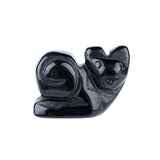 1.0 Inch Hand Carved Snail Gemstone Figurine Ornament for Home Office Desk Decor #SP2325