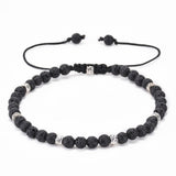 Minimalist Spiritual Strength Bracelet - Natural Blue Jasper Tiny Beads Amulet - Meaningful Friendship & Protection Gift for Couples