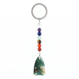 Handmade Crystal Fish Keychain with Chakra Beads - Natural Gemstone Talisman for Abundance, Balance & Positive Energy | Elegant Accessory for Everyday Luck