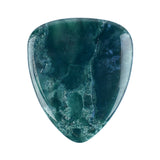 Black Obsidian Pick for Electric Guitar Bass String Instrument Playing Gift Handmade Craved Disc 27x32mm Pendant Decor