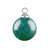 10MM Gemstone Round Ball Pendant Silver Cap for DIY Jewelry Making