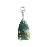Gemstone Fish Pendant Charms Tag for Bag Keychain 22x40MM #SP2016S-BT