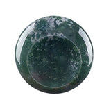 Natural Stone 40MM Disc Gemstone Worry Stone Thumb Palm Pocket Crystal Therapy Stress Relief