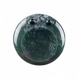 Natural Stone 40MM Disc Gemstone Worry Stone Elf Thumb Palm Pocket Crystal Therapy Stress Relief
