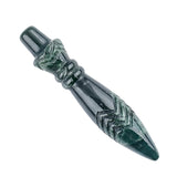 Natural Stone Carved Scepter Point Dowsing Pendant Pendulum Crystal Pendulums for Divination Dowsing