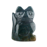 1" Gemstone Cat Figurine - Hand-Carved Healing Crystal