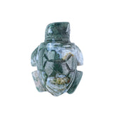 1" Gemstone Tortoise Figurine - Natural Stone Office Decor