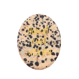 Worry Healing Palm Stones for Meditation Prayer Home Decor ( Hope all is well with you)  35x45MM #SP1904G-W12
