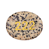 Worry Healing Palm Stones for Meditation Prayer Home Decor with ( Number )-35x45MM #SP1904G-W10