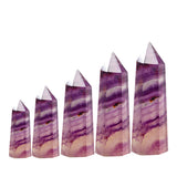 Green Fluorite Hexagonal Pillar Ornament Tower for Home & Office Decoration #GR08SP1492