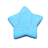 Handmade Craved 30mm Gemstone Star Ornament for Decoration