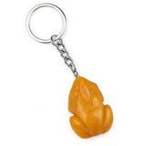 1.0Inch Frog Gemstone Pendant Keychain #KC2309S-A1