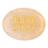 Worry Healing Palm Stones for Meditation Prayer Home Decor with (Trariff 2025 )-35x45MM #SP1904G-W07