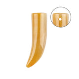 Ox-Horn & Pepper Gemstone Pendant  for Jewelry Making #SP2017