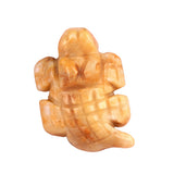 1" Gemstone Crocodile Figurine - Reiki Crystal Animal Statue