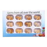 1.0Inch Handmade Carved Gemstone Elephant Ornament  12PCS IN Box for Home Office Desk Decor  #SP2307-12PA